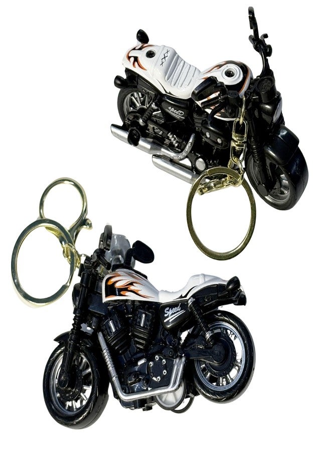 ZAFCO Mini Pushback Moving Bike Keychain for Kids | Toy keycahin for Boys Girls Gift | Decor for Kids backpack | Birthday Gift for Children | 1 Piece Random (Bike) - Image 1